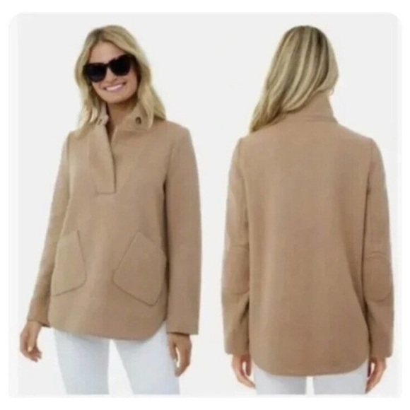 Tuckernuck Jackets & Blazers - Tuckernuck Camel Emerson Wool Blend Equestrian Popover Jacket Size XXS, NWT